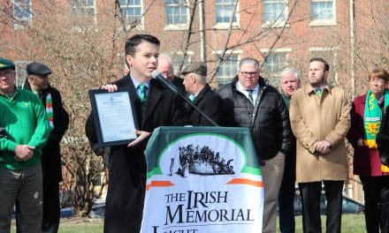 Congressman Boyle speaks at Memorial’s St. Patrick’s Day Commemoration