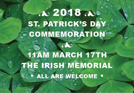 St Patrick’s Day 2018 – The Irish Memorial’s Annual Celebration